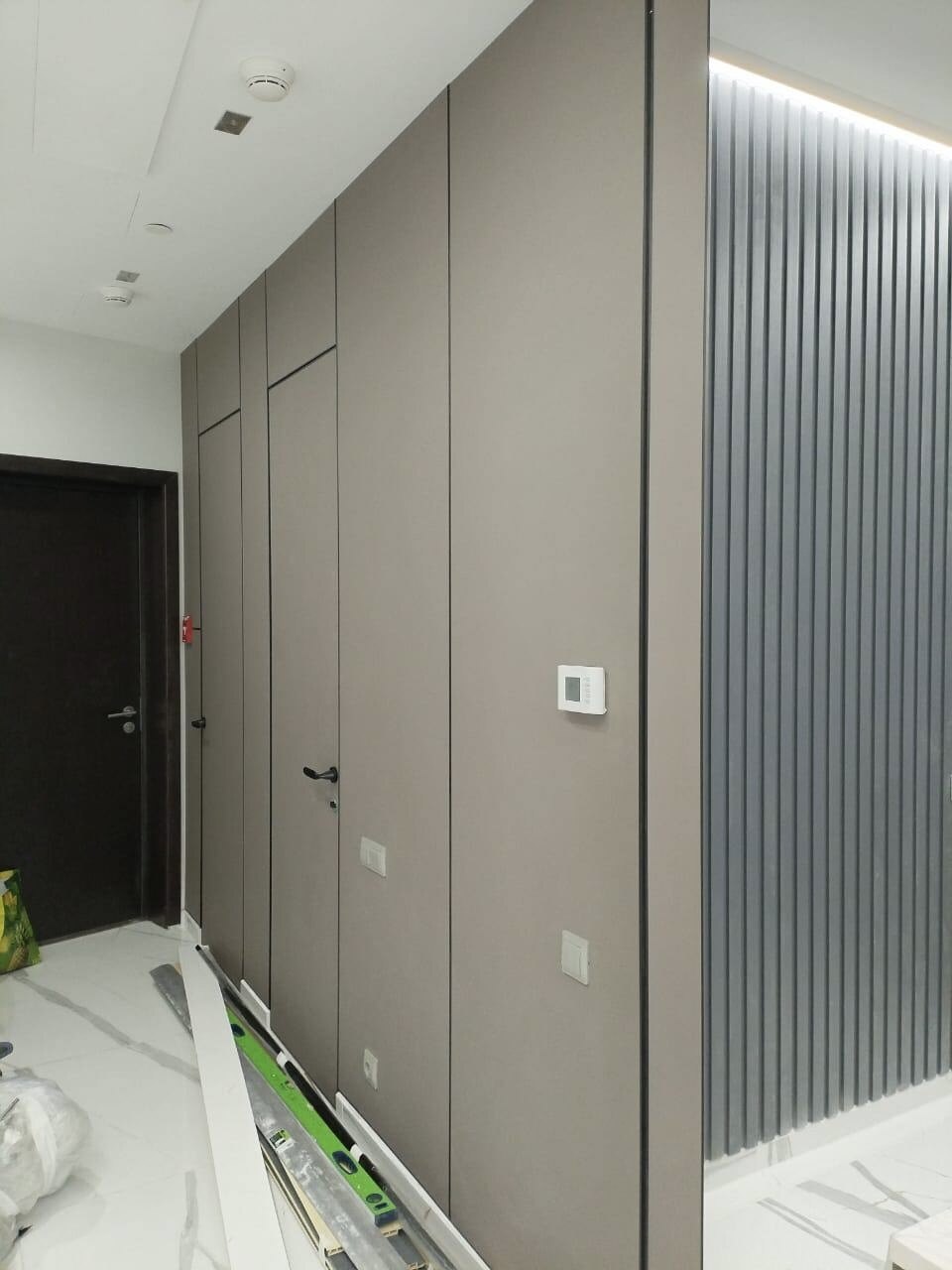 Completed beauty salon interior